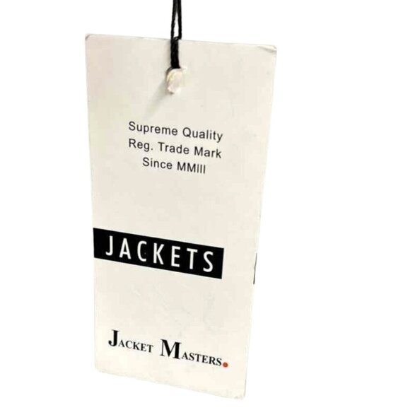 Top Gun Real Leather Black Bomber Jacket W/ Patches Men’s Size Large Coat NWT - Picture 11 of 11